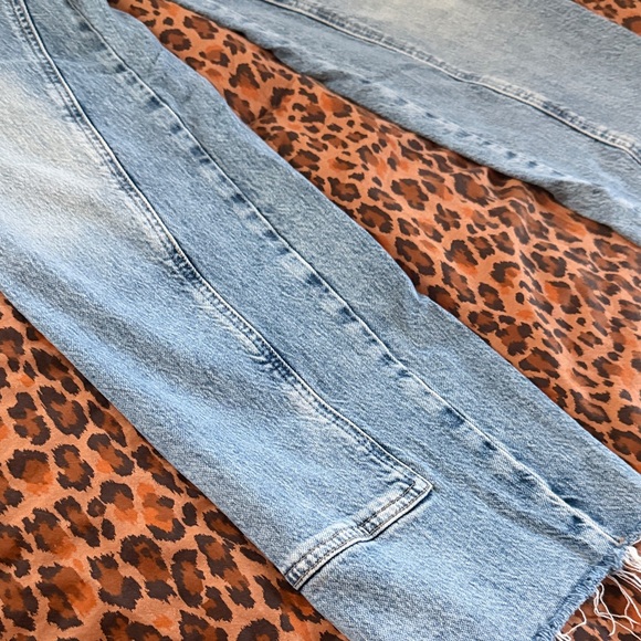 Free People Light Blue Flare Jeans - Picture 3 of 7